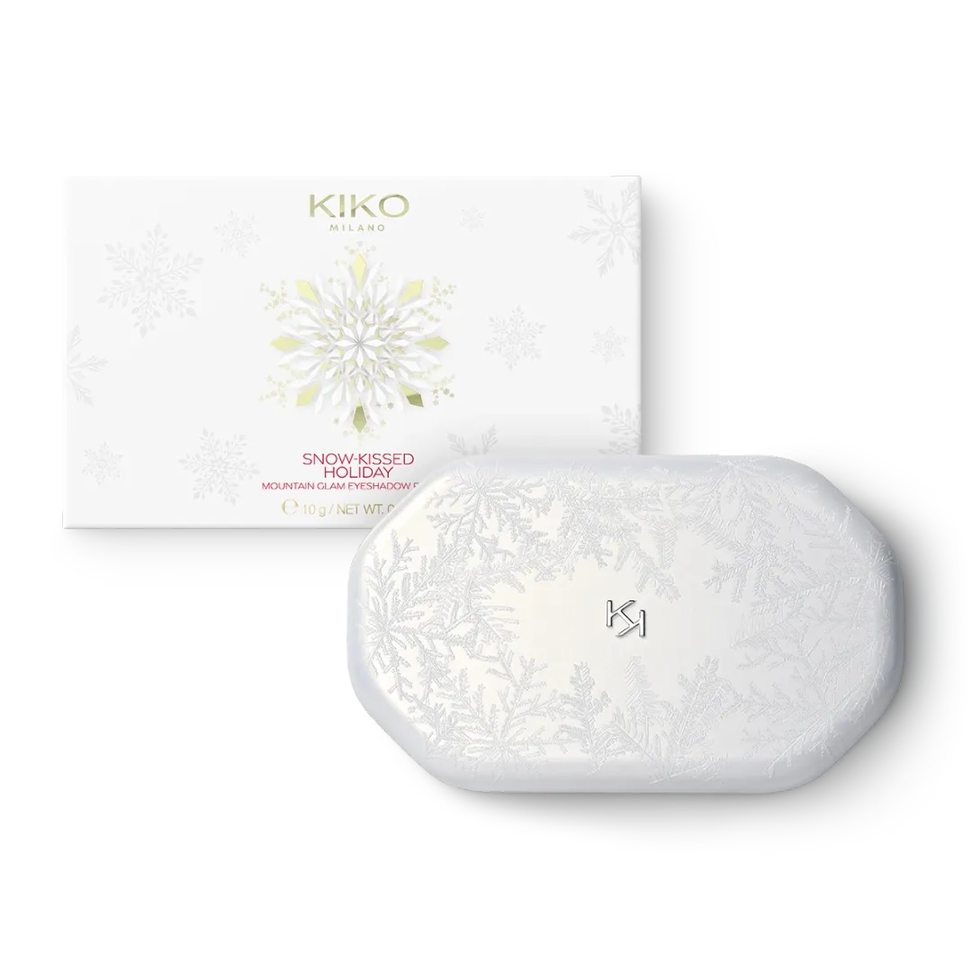 KIKO SNOW-KISSED HOLIDAY MOUNTAIN GLAM EYESHADOW PALETTE