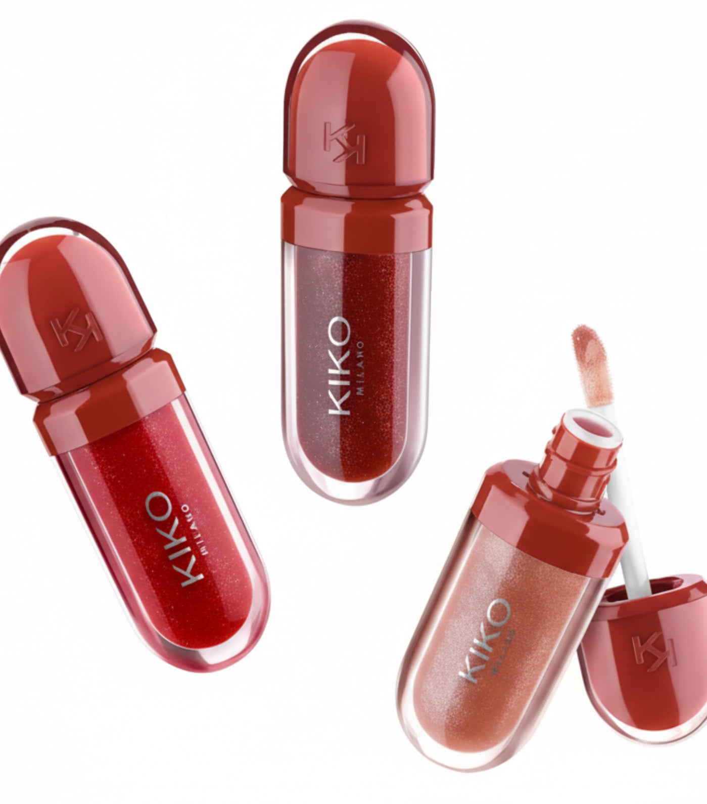 KIKO FLIRT ALERT MINI KISSES MAXI SHINE KIT 3D HYDRA LIP GLOSS