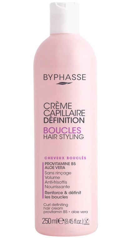 BYPHASSE - CRÈME DÉFINITION BOUCLES CHEVEUX BOUCLÉS - 250 ML